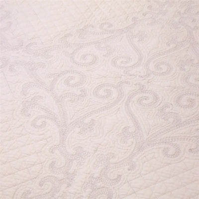 Mitre Luxury Chloe Quilted Bed Throw White Double