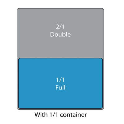 Vogue Polycarbonate 1-1 Gastronorm Container 200mm Clear