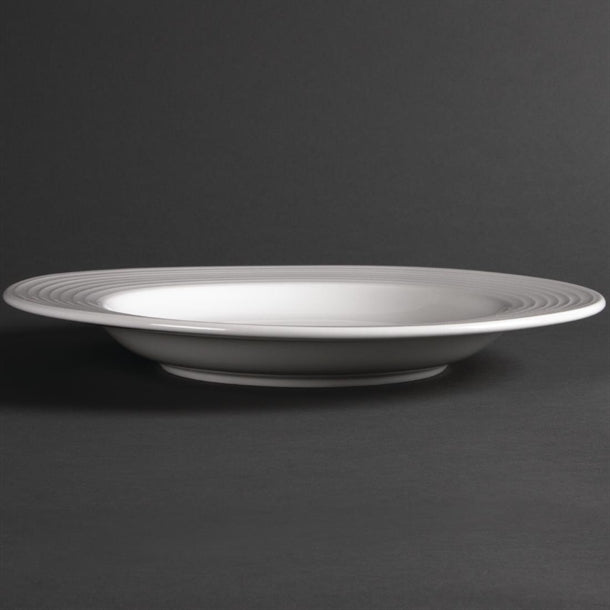 Olympia Linear Pasta Plates 310mm (Pack of 6)