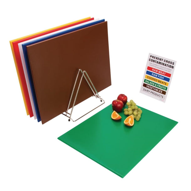 Hygiplas Extra Thick High Density Chopping Board Set