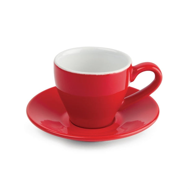 Olympia Cafe Espresso Saucers Red 116.5mm (Pack of 12)