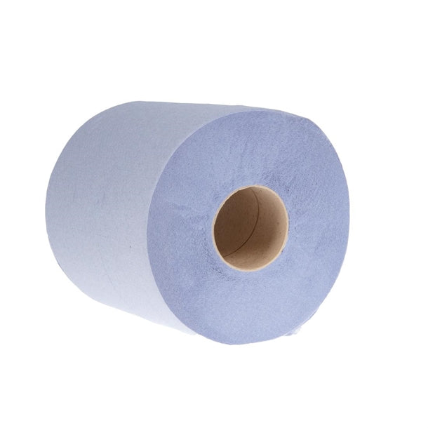 Jantex Centrefeed Blue Rolls 2-Ply 120m (Pack of 6)
