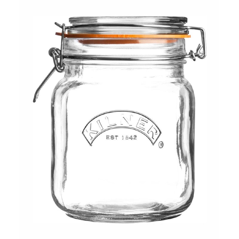 Kilner Clip Top Square Jar 1500ml
