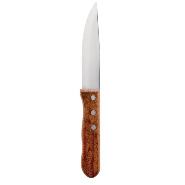 Olympia Jumbo Steak Knives Rosewood Handle (Pack of 12)