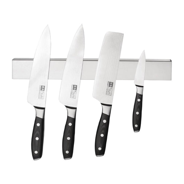 Vogue Stainless Steel Magnetic Knife Rack 450mm