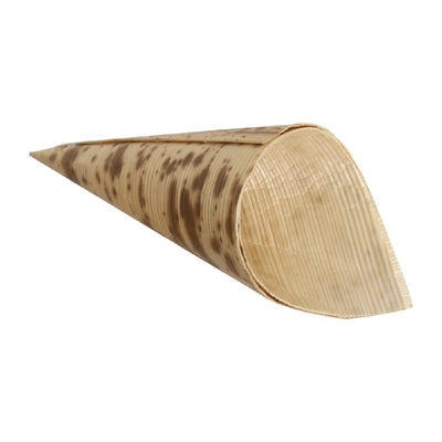 Fiesta Green Biodegradable Bamboo Canape Cones 35mm (Pack of 200)