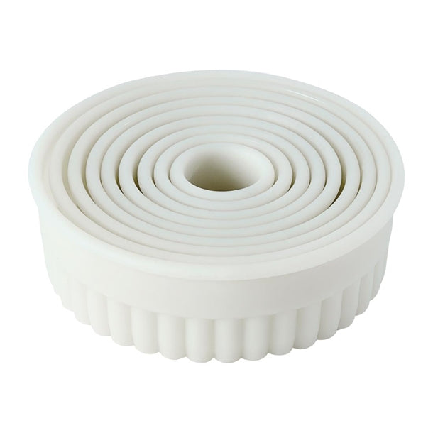 Schneider Serrated Round Pastry Cutters (Pack of 9)