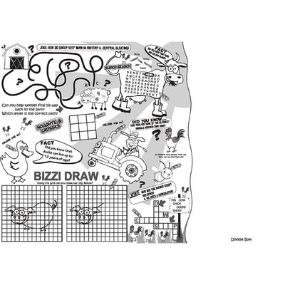 Crafti's Kids Activity Sheet Assorted Designs (Pack of 500)