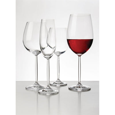 Olympia Chime Crystal Wine Glasses 365ml (Pack of 6)