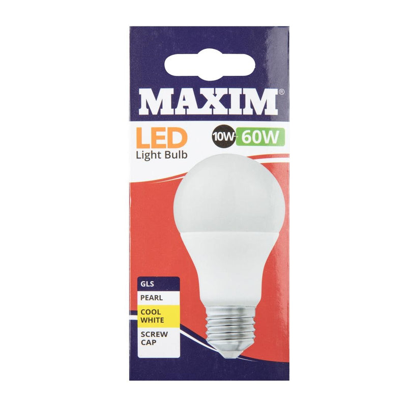 Maxim LED GLS Edison Screw Warm White 10W (Pack of 10)