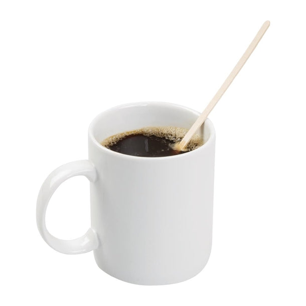 Fiesta Green Biodegradable Wooden Coffee Stirrers 190mm (Pack of 1000)