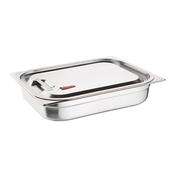 Vogue Stainless Steel and Silicone Sealable 1-1 Gastronorm Lid