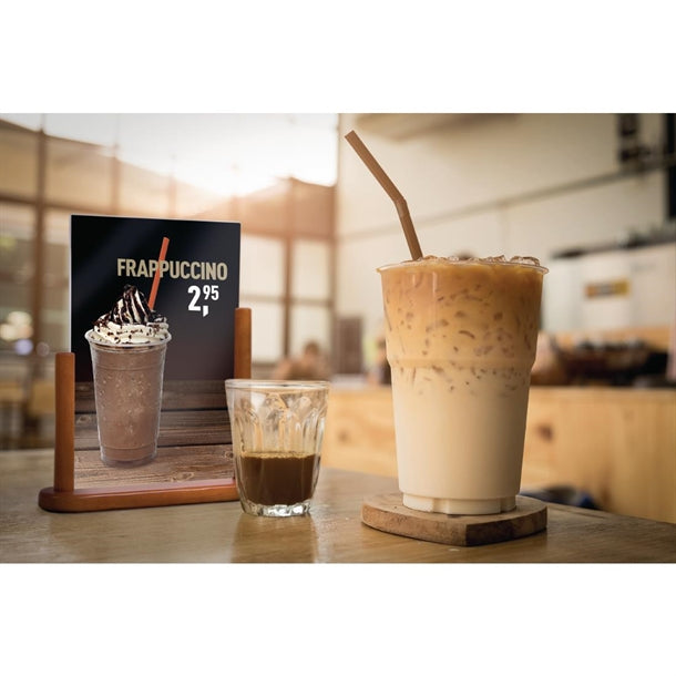 Securit Acrylic Menu Holder With Wooden Frame A5