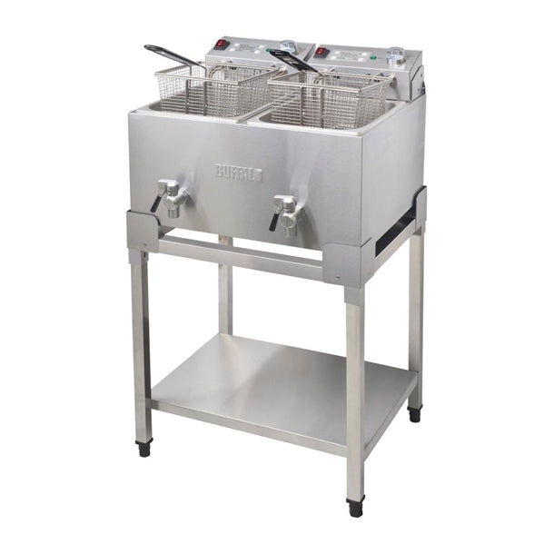 Dark Gray Buffalo Stand for Double Fryer (FC375 & FC377)