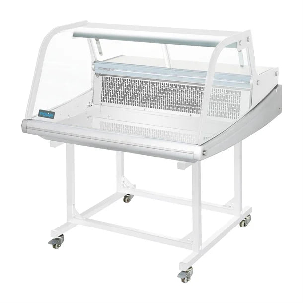 Polar Trolley Stand for G-Series Fish Display Serve Over Counter Fridge 175Ltr