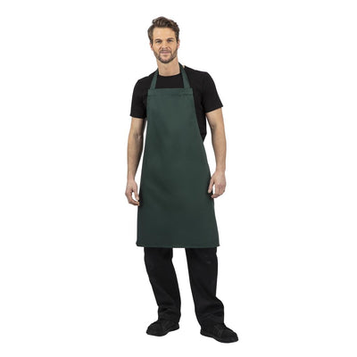 Whites Bib Apron Bottle Green