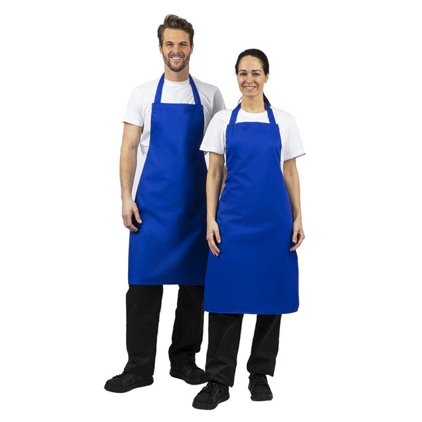 Whites Bib Apron  Royal Blue