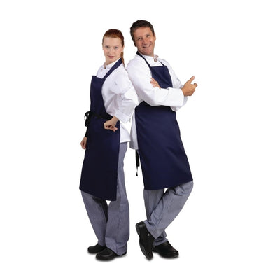 Whites Bib Apron Navy Blue