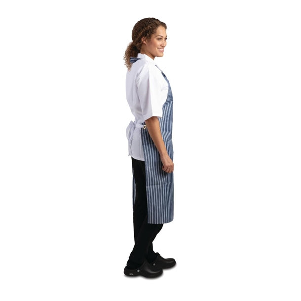 Whites Waterproof Bib Apron Blue and White