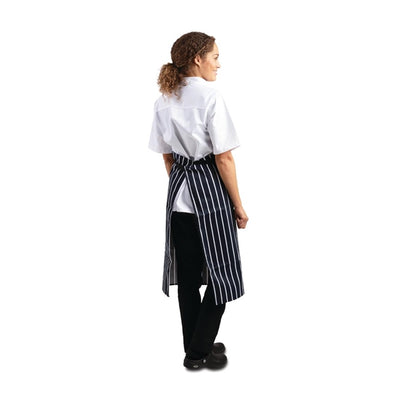 Whites Butchers Waist Apron  Blue and White Stripe