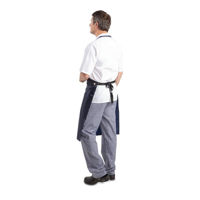 Whites Light Duty Waterproof Bib Apron Blue