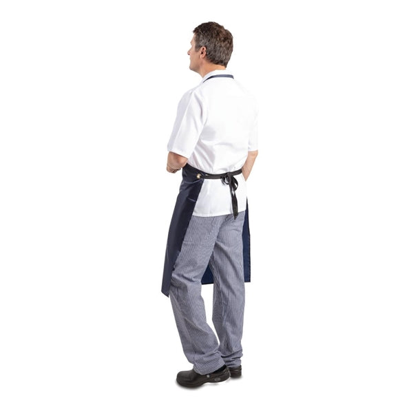 Whites Light Duty Waterproof Bib Apron Blue