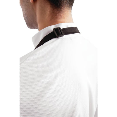 Chef Works Two Patch Pocket Bib Apron Black