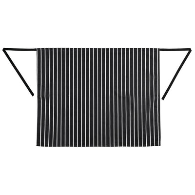 Whites Butchers  Waist Apron Black and White Stripe