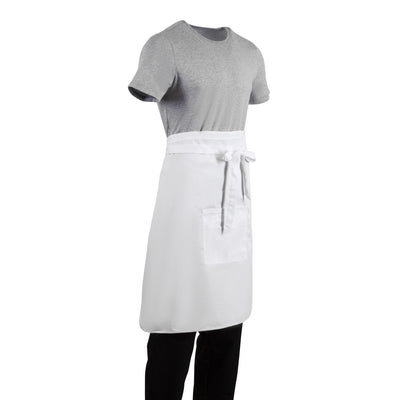 Regular Bistro Apron  White