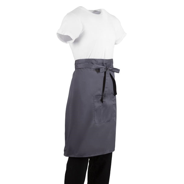 Whites Regular Bistro Apron Charcoal