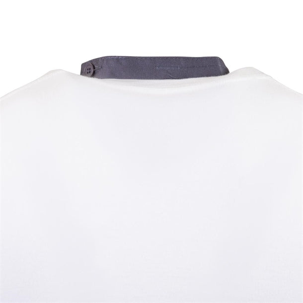 Whites V Neck Service Apron Charcoal