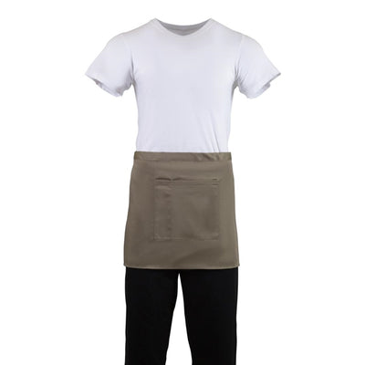 Whites Short Bistro Apron Tan