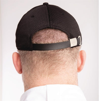 Chef Works Cool Vent Baseball Cap Black with Blue