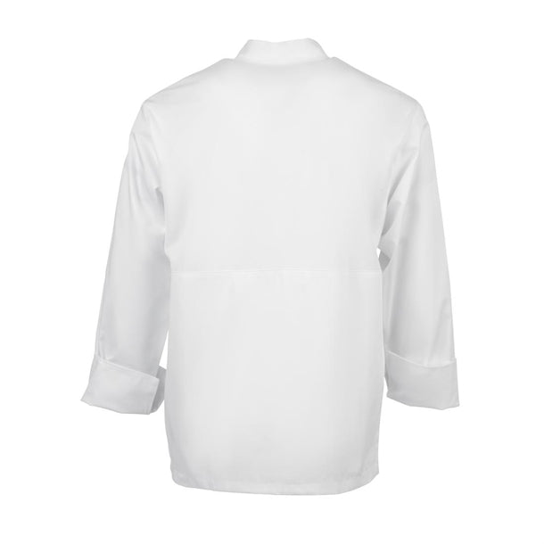 Chef Works Calgary Long Sleeve Cool Vent Unisex Chefs Jacket White