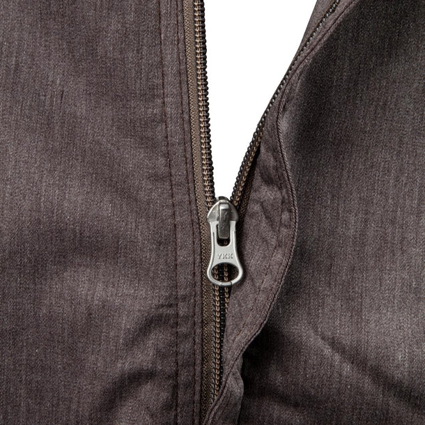 Chef Works Hartford Lightweight L/S Zipper Coat Graphite Size XS