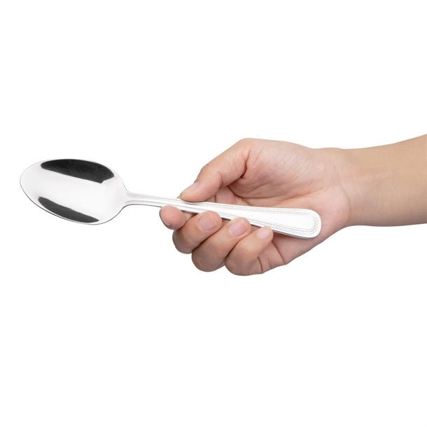Olympia Bead Dessert Spoon (Pack of 12)