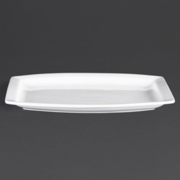 Olympia Whiteware Rectangular Plates 320mm (Pack of 6)