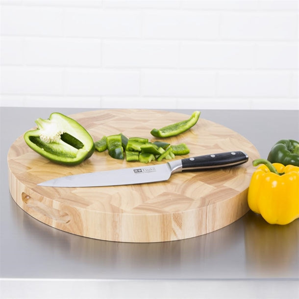 Vogue Round Wooden Chopping Board