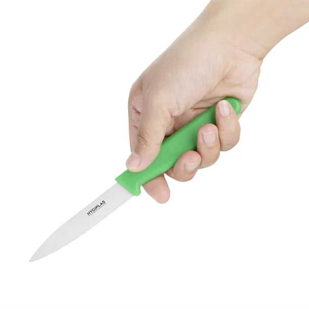 Hygiplas Paring Knife Green 9cm