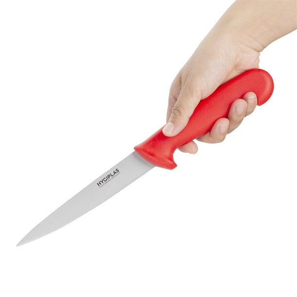 Hygiplas Fillet Knife Red 15cm