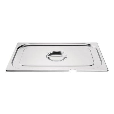 Vogue Stainless Steel 1-1 Gastronorm Notched Lid