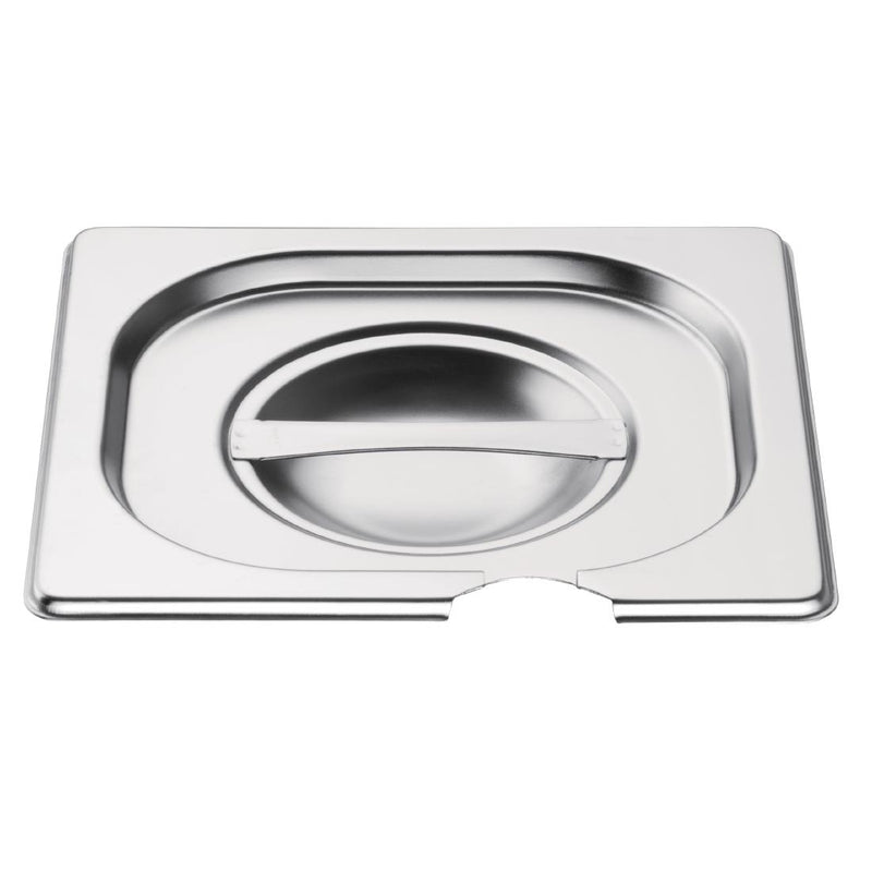Vogue Stainless Steel 1/2 Gastronorm Handled Tray Lid