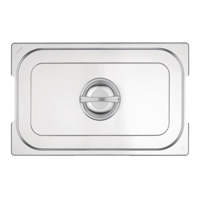 Vogue Stainless Steel 1-1 Gastronorm Handled Pan Lid