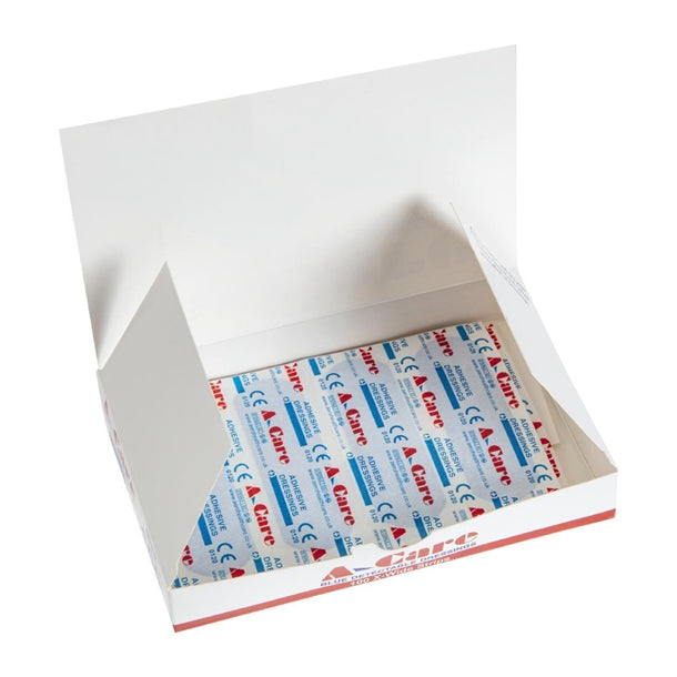 A-Care Detectable Blue Plasters Extra Wide Strip 75x25mm - Box 100