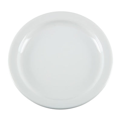 Olympia Whiteware Narrow Rimmed Plates 150mm (Pack of 12)