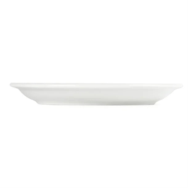 Olympia Whiteware Narrow Rimmed Plates 180mm (Pack of 12)