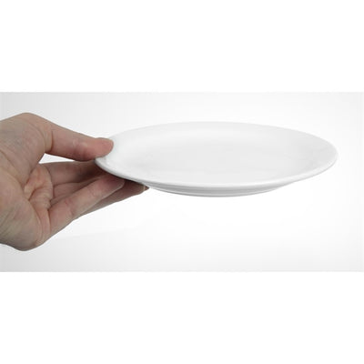Olympia Whiteware Narrow Rimmed Plates 202mm (Pack of 12)