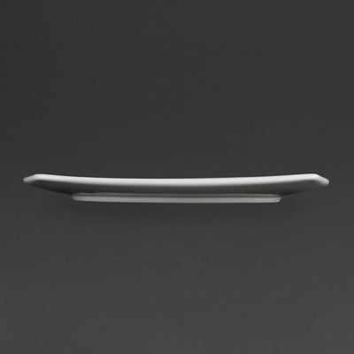 Olympia Whiteware Rounded Square Plates 270mm (Pack of 6)