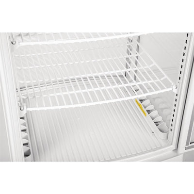 Polar C-Series Curved Door Display Fridge 86Ltr White