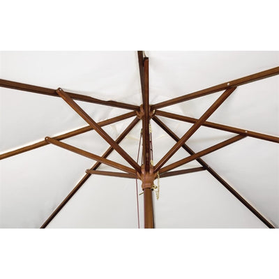 Bolero Round Parasol 2.5m Diameter Cream